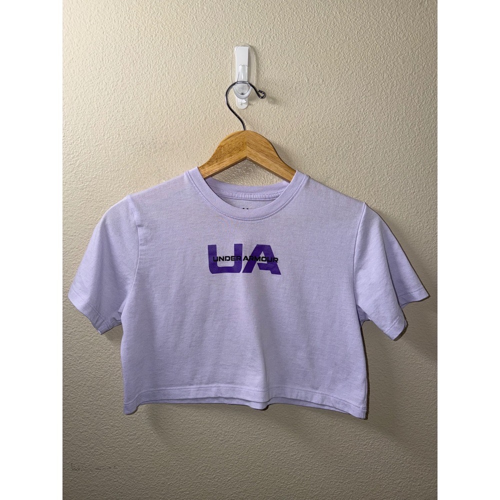 Girls Under Armour Crop Top Size Small